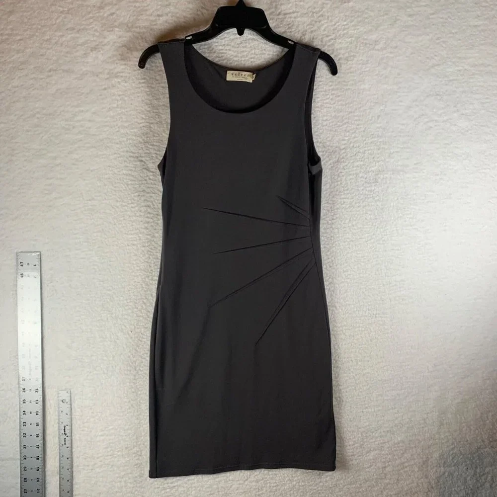 Velvet by Graham & Spencer Women's Gray‎  Sleeveless Sheath Dress Size XS 8742